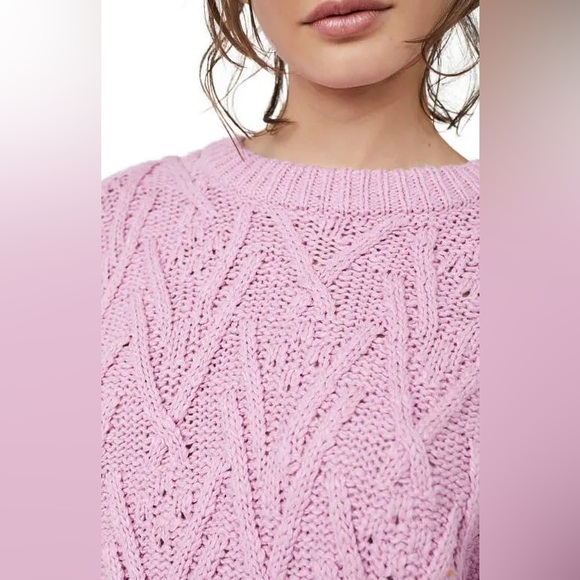 Free People Isla Cable Knit Tunic Sweater - Picture 2 of 7